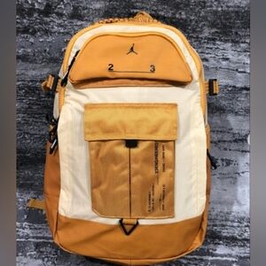 Jordan Men's Backpack in Tan and Cream